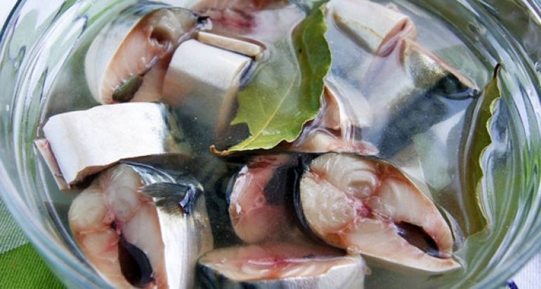 Быстрая скумбрия пряного посола по-домашнему
