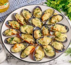 Мидия дальневосточная фаршированная крабом, кг